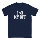 I LOVE MY BFF - BABY TEE – Navy