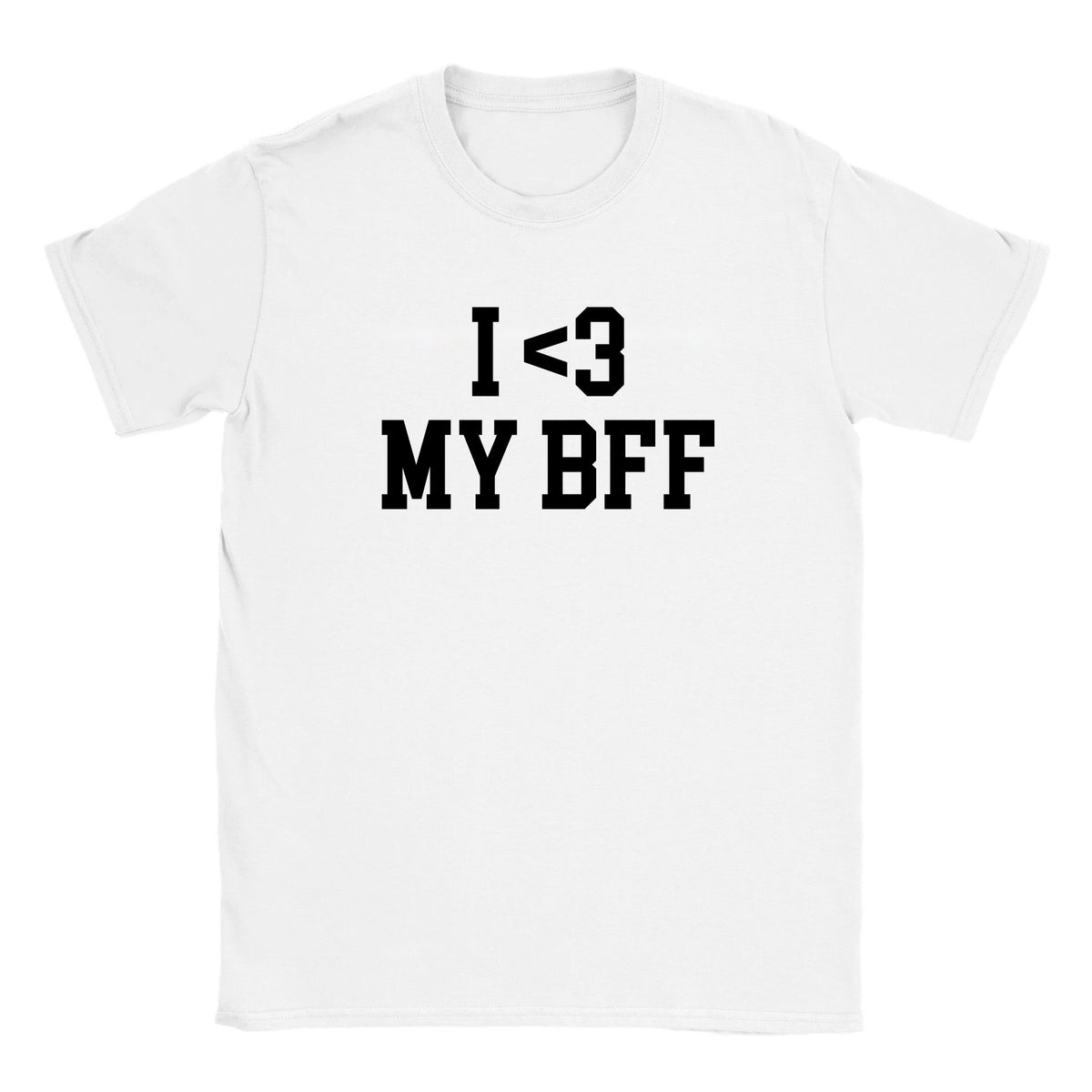 I LOVE MY BFF - BABY TEE – White