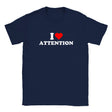 I LOVE ATTENTION - BABY TEE – Navy