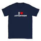 I LOVE ATTENTION - BABY TEE – Navy