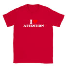 I LOVE ATTENTION - BABY TEE – Red