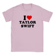 I LOVE TAYLOR SWIFT - BABY TEE – Light Pink
