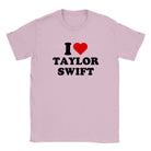 I LOVE TAYLOR SWIFT - BABY TEE – Light Pink