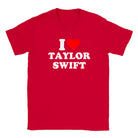 I LOVE TAYLOR SWIFT - BABY TEE – Red