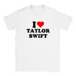 I LOVE TAYLOR SWIFT - BABY TEE – White