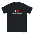 I LOVE PATHETIC MEN - BABY TEE – Black