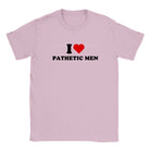 I LOVE PATHETIC MEN - BABY TEE – Light Pink