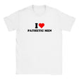 I LOVE PATHETIC MEN - BABY TEE – White