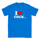 I LOVE COCK (TAILS) - BABY TEE – Royal