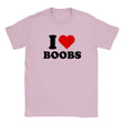 I LOVE BOOBS - BABY TEE – Light Pink