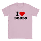 I LOVE BOOBS - BABY TEE – Light Pink