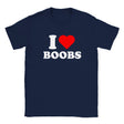I LOVE BOOBS - BABY TEE – Navy