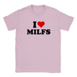 I LOVE MILFS - BABY TEE – Light Pink