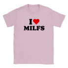 I LOVE MILFS - BABY TEE – Light Pink