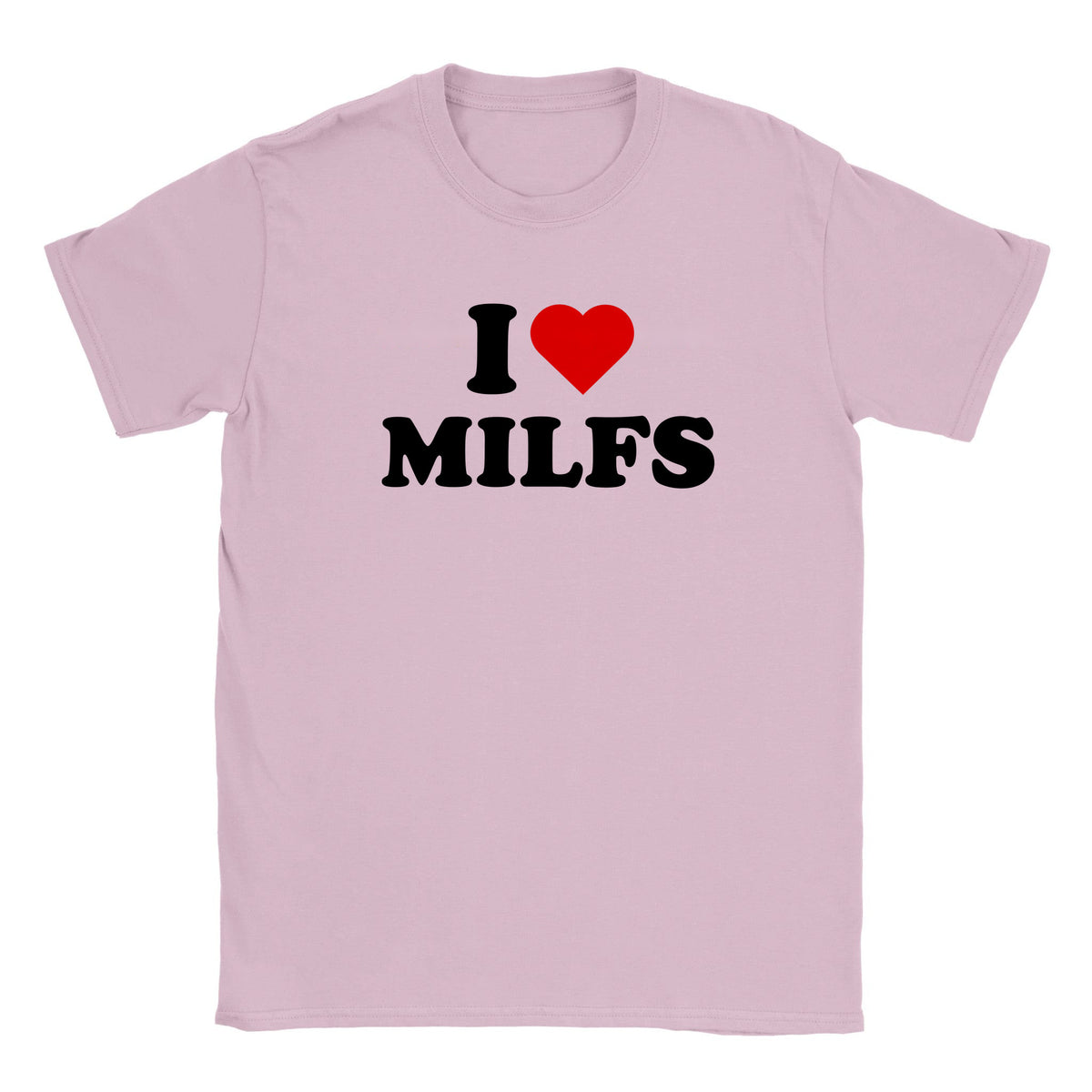 I LOVE MILFS - BABY TEE – Light Pink