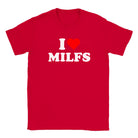 I LOVE MILFS - BABY TEE – Red