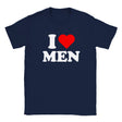 I LOVE MEN - BABY TEE – Navy