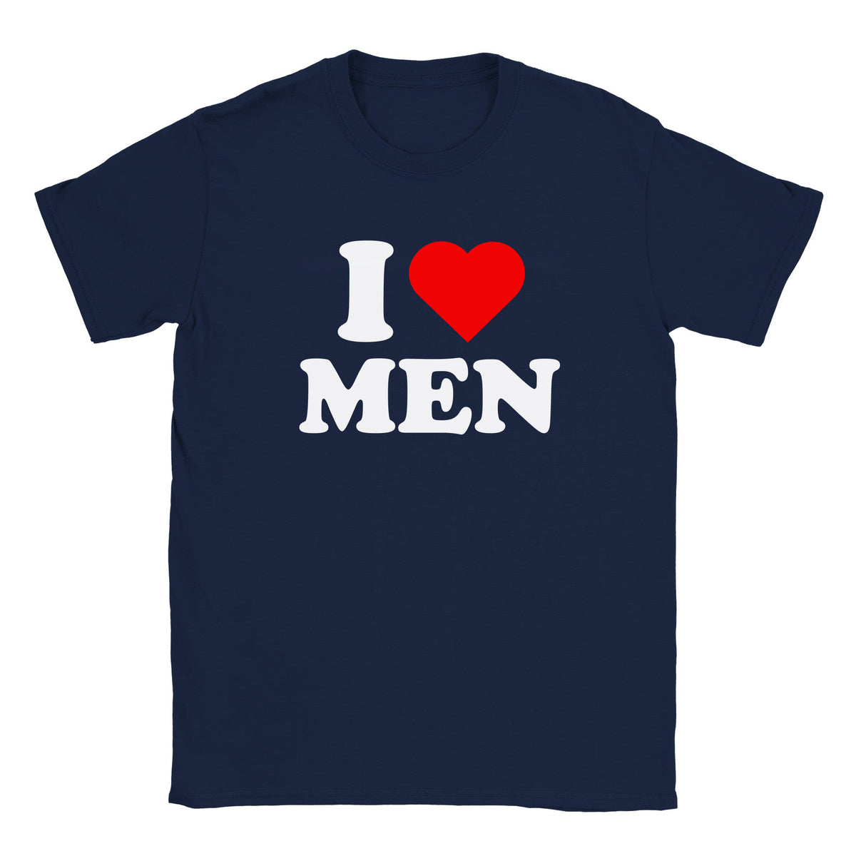 I LOVE MEN - BABY TEE – Navy