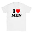 I LOVE MEN - BABY TEE – White