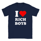 I LOVE RICH BOYS - BABY TEE – Navy