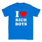 I LOVE RICH BOYS - BABY TEE – Royal