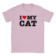 I LOVE MY CAT - BABY TEE – Light Pink