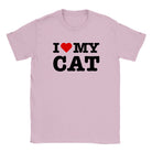 I LOVE MY CAT - BABY TEE – Light Pink