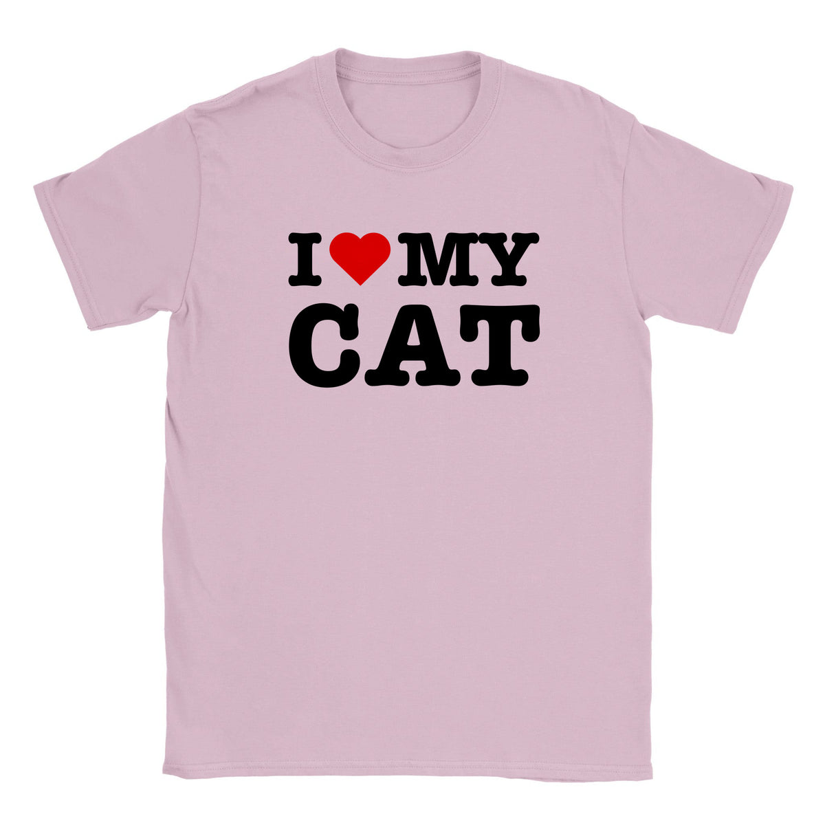 I LOVE MY CAT - BABY TEE – Light Pink