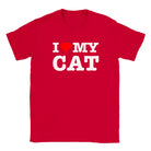I LOVE MY CAT - BABY TEE – Red