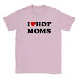 I LOVE HOT MOMS - BABY TEE – Light Pink
