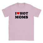 I LOVE HOT MOMS - BABY TEE – Light Pink