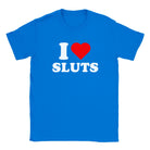 I LOVE SLUTS - BABY TEE – Royal