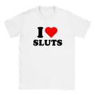 I LOVE SLUTS - BABY TEE – White