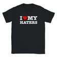 I LOVE MY HATERS - BABY TEE – Black