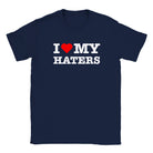I LOVE MY HATERS - BABY TEE – Navy