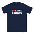 I LOVE BEING SHORT - BABY TEE – Navy
