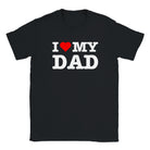 I LOVE MY DAD - BABY TEE – Black