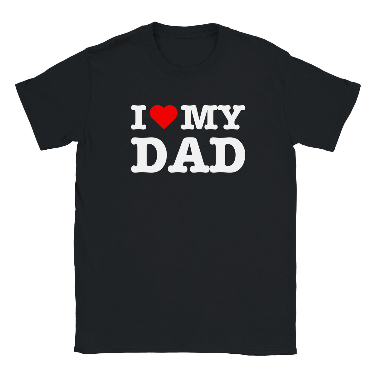 I LOVE MY DAD - BABY TEE – Black