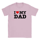 I LOVE MY DAD - BABY TEE – Light Pink
