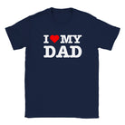 I LOVE MY DAD - BABY TEE – Navy