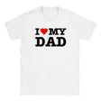 I LOVE MY DAD - BABY TEE – White