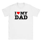 I LOVE MY DAD - BABY TEE – White
