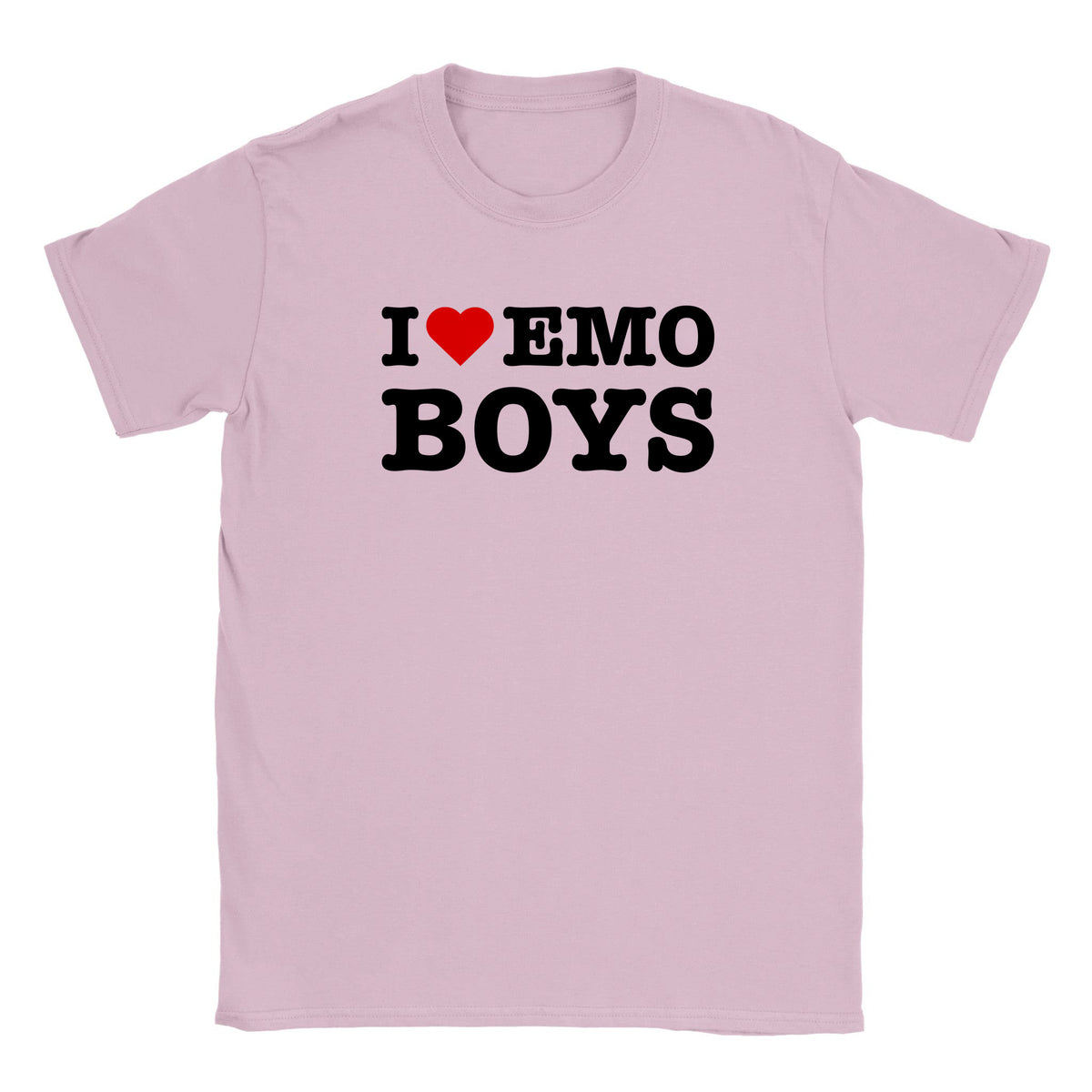 I LOVE EMO BOYS - BABY TEE – Light Pink