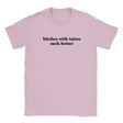 BITCHES WITH TATTOS SUCK BETTER - BABY TEE – Light Pink