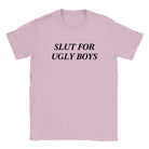 SLUT FOR UGLY BOYS - BABY TEE – Light Pink