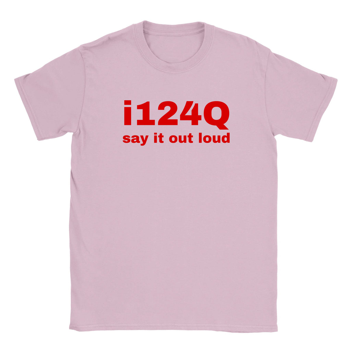 I124QSAY IT OUT LOUD - BABY TEE – Light Pink
