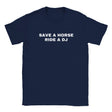 SAVE A HORSE RIDE A DJ - BABY TEE – Navy