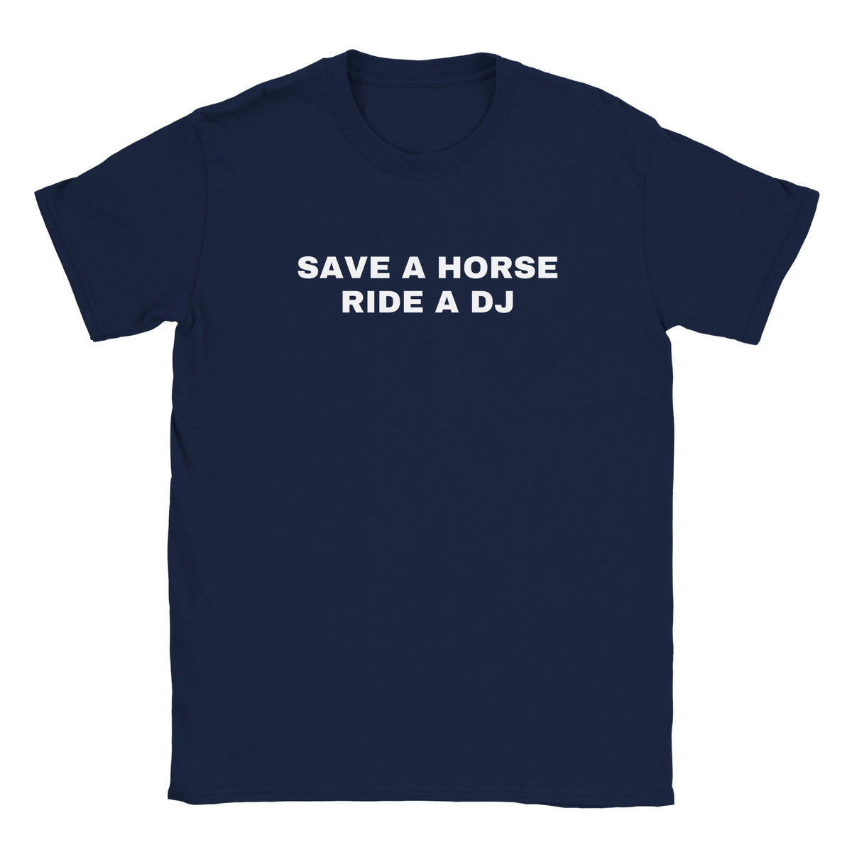 SAVE A HORSE RIDE A DJ - BABY TEE – Navy