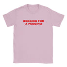 BEGGING FOR A PEGGING - BABY TEE – Light Pink