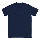 MY GIRL WIENER HARD RN - BABY TEE – Navy
